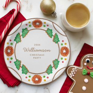 Classic Christmas Cookie papier Bord