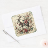 Classic Christmas Deer Stickers (Envelop)