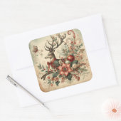 Classic Christmas Deer Stickers (Envelop)