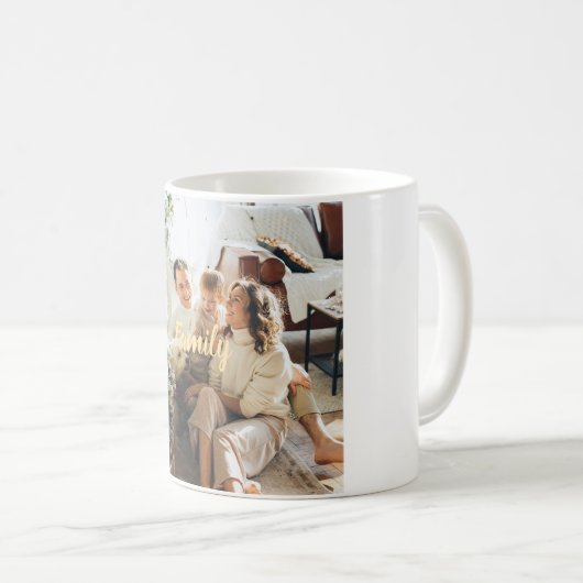 Classic Christmas Family Mug – Custom Holiday Gift (Devant droit)