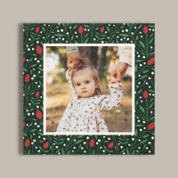 Classic Christmas Floral Lijst Foto