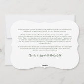 Classic Christmas Greenery Wreath Holiday Kaart (Achterkant)