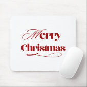 Classic Christmas Mousepad Muismat (Met muis)
