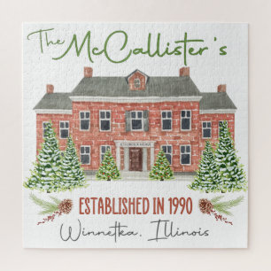 Classic Christmas Movie House Puzzel