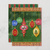 Classic Christmas Ornament Kaarten van Audrey Jean (Voorkant / Achterkant)
