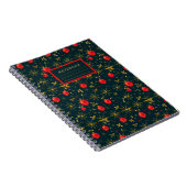 Classic Christmas Pattern Softcover Notebook Notitieboek (Rechterzijde)