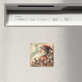 Classic Christmas Père Noël Magnet (In Situ (Lave-vaisselle))