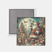 Classic Christmas Père Noël Magnet (Recto/Verso)