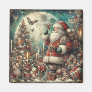Classic Christmas Père Noël Magnet