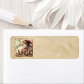 Classic Christmas Santa Adresetiketten Etiket (Insitu)