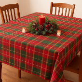 Classic Christmas Tartan Red Green Holiday Tafelkleed