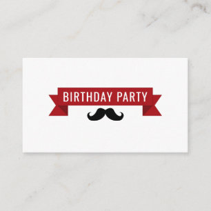 Classic Circus Poster, Kind Birthday Party Ticket Informatiekaartje