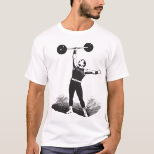 Classic Circus Sterk Man Gewichtheffer Shirt