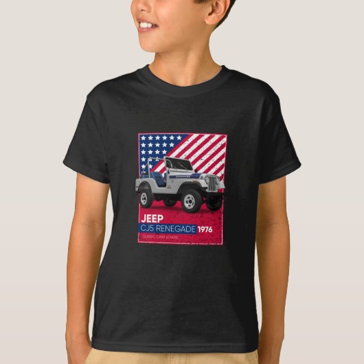 Classic CJ5 Renegade 1976 T-shirt (Voorkant)