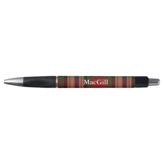 Classic Clan MacGill Tartan Plaid Aangepaste Pen (Voorkant)
