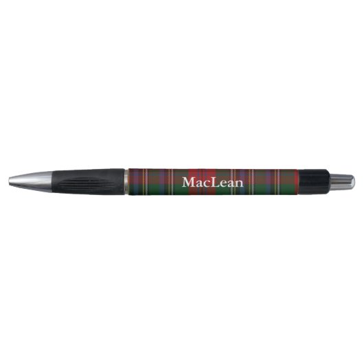 Classic Clan MacLean Tartan Aangepaste pen (Voorkant)
