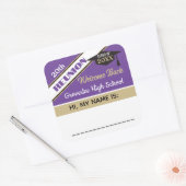 Classic Classe Reunion Nom étiquette Sticker (Enveloppe)