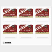 Classic Classe Reunion Nom étiquette Sticker (Feuille)