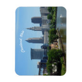 Classic Cleveland River Uitzicht Magnet Magneet (Verticaal)