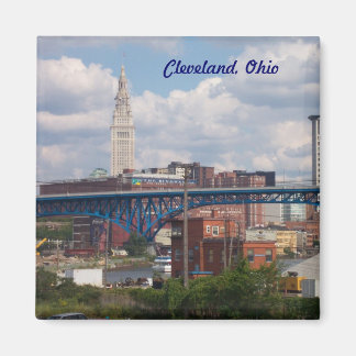 Classic Cleveland Uitzicht Magnet Magneet