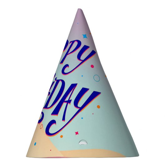 Classic Cone verjaardagsfeest Pet Feesthoedjes (Rechts)