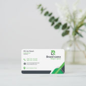 Classic Corporate business card design Visitekaartje (Staand voorkant)