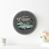 Classic Corvette Garage Grande Horloge (Maison)