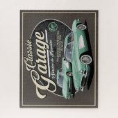 Classic Corvette Garage Jigzaag Puzzle Legpuzzel (Verticaal)