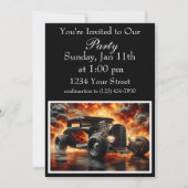 Classic Cruiser Party Uitnodigen Kaart (Voorkant)