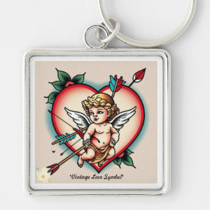 Classic Cupid Bow Tattoo Sleutelhanger