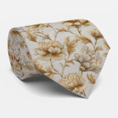 Classic Dad Gifts Peonies Flower Stropdas (Opgerold)