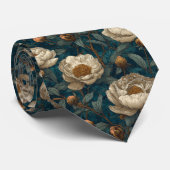 Classic Dads Fathers Day Gifts Peonies Stropdas (Opgerold)