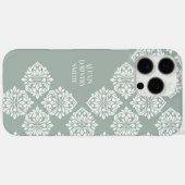 Classic Damask Abstract geometrisch Bord zacht gro Case-Mate iPhone Case (Achterkant (horizontaal))