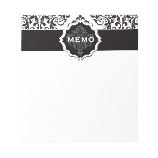 Classic Damask Notitieblok (Voorkant)