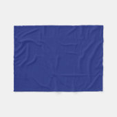 Classic Dark Blue Accent Fleece Blanket Deken (Voorkant (Horizontaal))