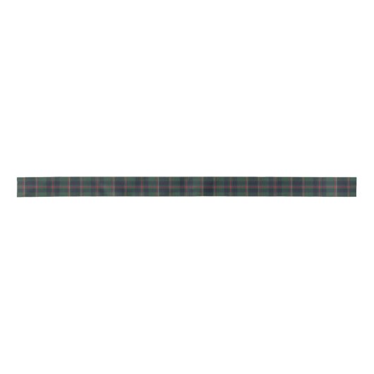 Classic Dark Blue Red Green Plaid Pattern Lint (Voorkant)