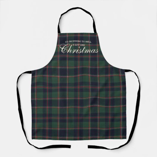 Classic Dark Blue Red Green Plaid Pattern Schort (Voorkant)