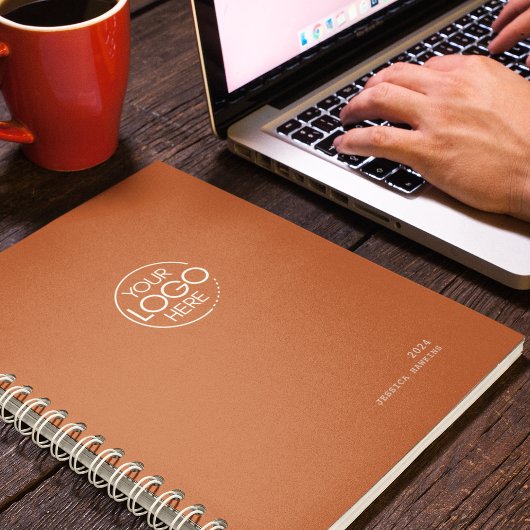 Classic Dark Citrouille Orange Moderne Logo hebdom