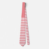 CLASSIC DARK PINK STRIPED STROPDAS (Voorkant)