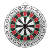 Classic Dartboard Arrow Pattern Game Design Dartbord (Voorkant)
