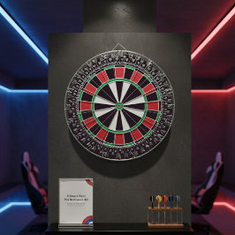 Classic Dartboard Arrow Pattern Game Design Dartbord