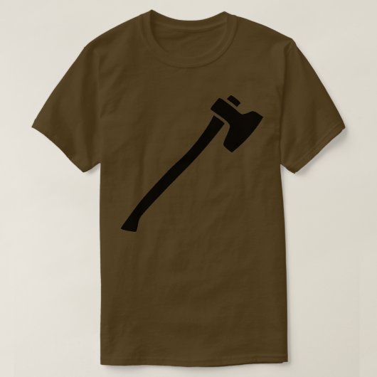 Classic de hache noire TShirt (Design devant)