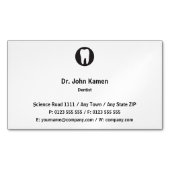 Classic Dentist | Gewoon Magnetisch Visitekaartje (Voorkant)