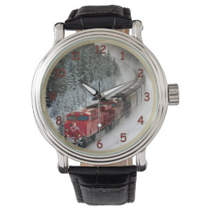 Classic Diesel Train Engine Horloge