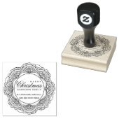 CLASSIC  DOUANESCHRISTMAS ADRES 	RUBBERSTEMPEL (Gestempeld)