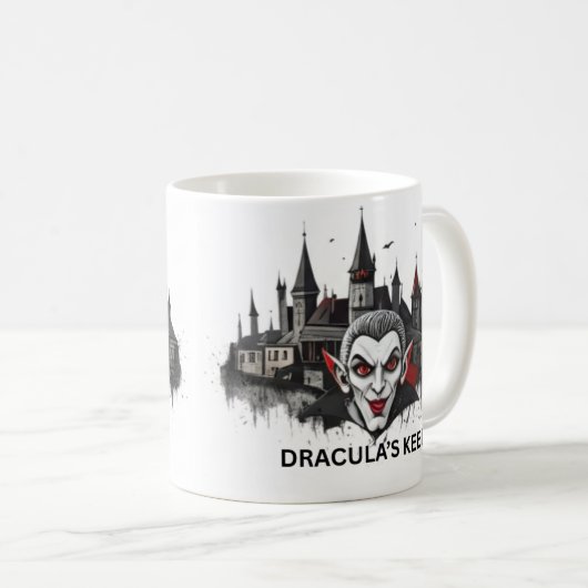 Classic Dracula Vampire Mug (Devant droit)