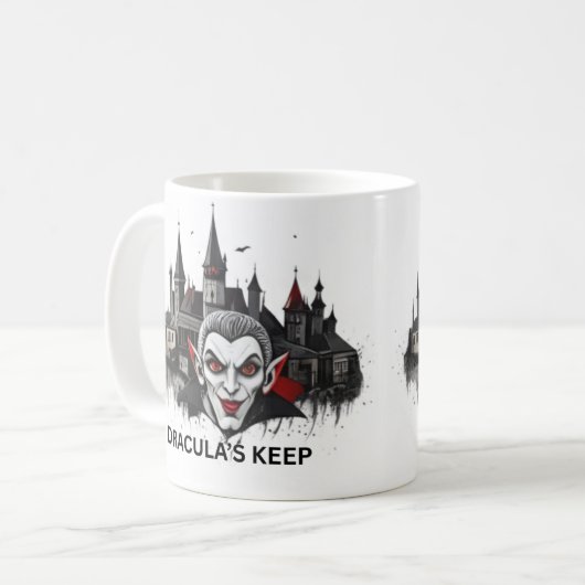Classic Dracula Vampire Mug (Devant gauche)