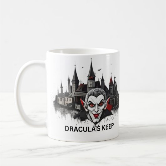 Classic Dracula Vampire Mug (Gauche)