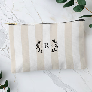 Classic Drie Initiaal Laurel Monogram Etui