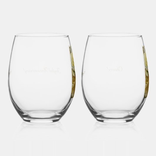 Classic & Elegant, 50e Jubileum wijnglazen Wijnglas Zonder Voet (Rechts)
